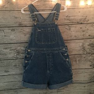 Vintage denim overalls